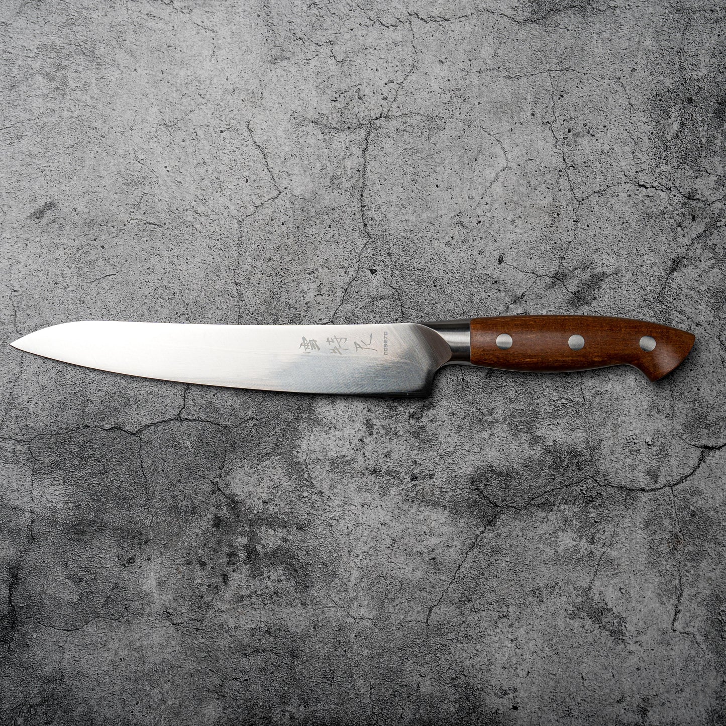 Noseto Aka Slicing 210mm German Knife With Red Wood Handle
