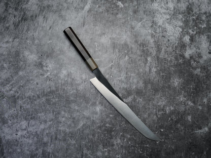 Noseto Fuka 240 mm Sujihiki Sakimaru Manche en ébène et buffle