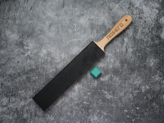 Strop en cuir double face Noseto + composé