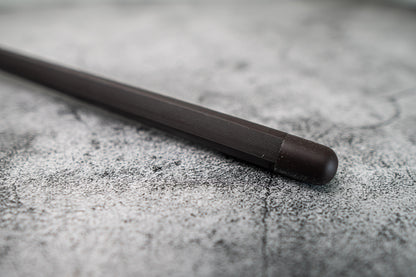 Rodoir à roder Noseto en céramique noire, acier, 270 mm, embout ABS résistant aux chocs