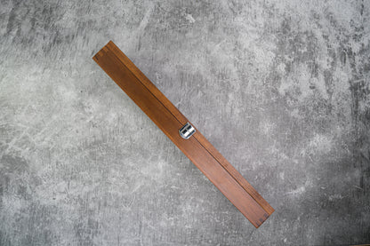 Ensemble de couteaux Noseto 110 couches (Gyuto, Nakiri, Petty) Damas Super Steel North America Manche en bois de fer avec Saya magnétique