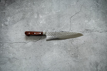 Seisuke VG10 17 Layer Damascus Gyuto Japanese Knife 210mm Mahogany Handle