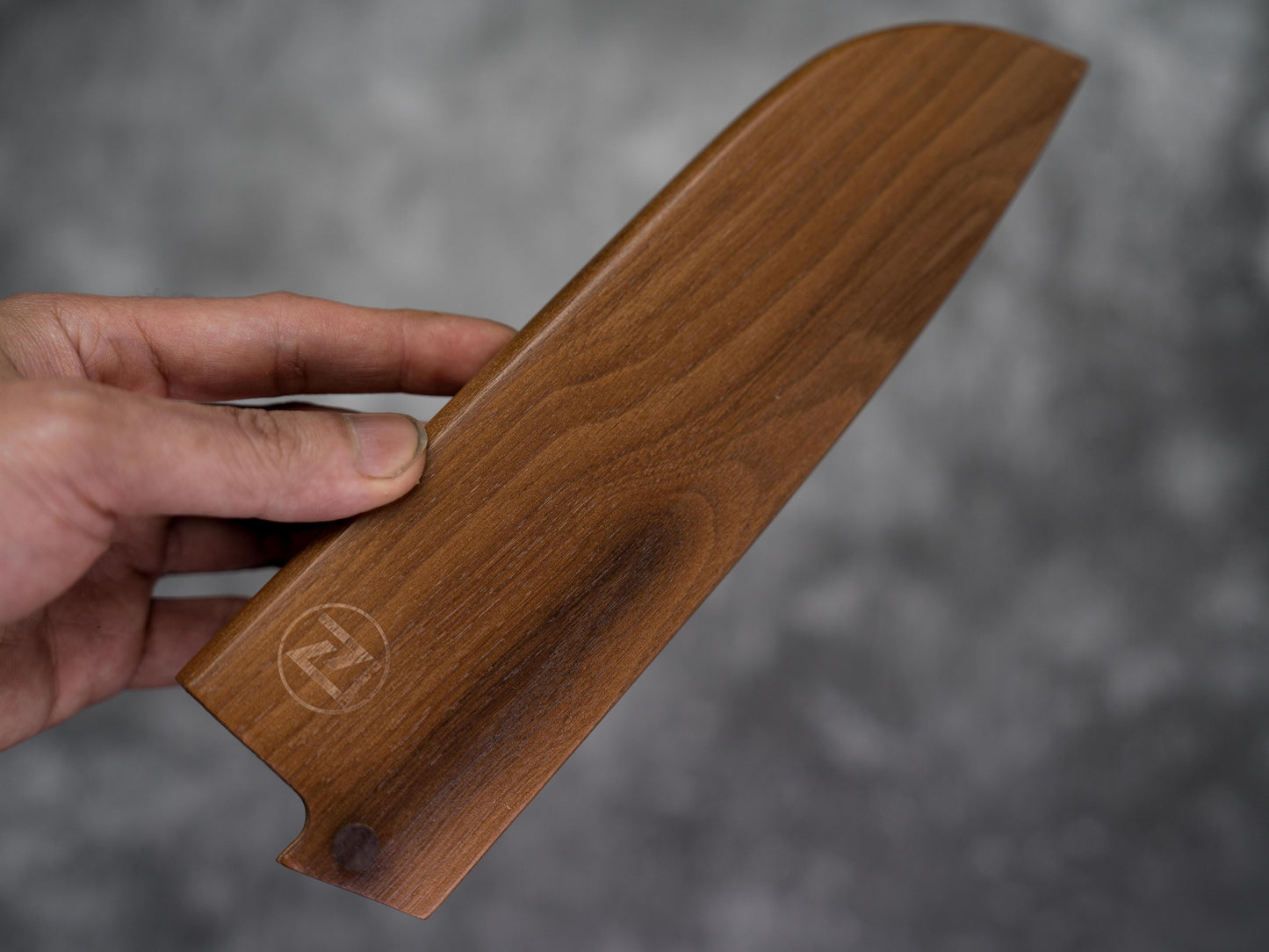 Noseto Santoku Saya 180mm 胡桃木 带针