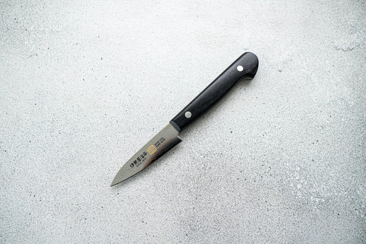 Couteau d'office japonais Iseya VG10 Damas 76 mm