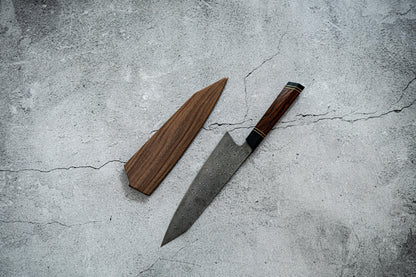 Noseto 110 Layers Damascus Super Steel Kiritsuke Gyuto North America Ironwood Handle with Magnetic Saya
