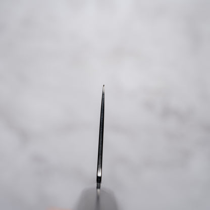 Noseto Buto Chopper 165mm Aus-8 Black Titanium Damascus Ebony Handle