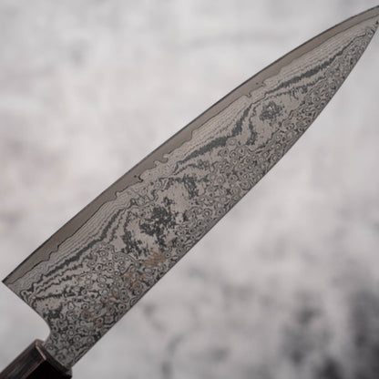 Noseto Kage Gyuto 210mm S35VN Powder Steel Ebony & Sandal Wood Octagonal Handle
