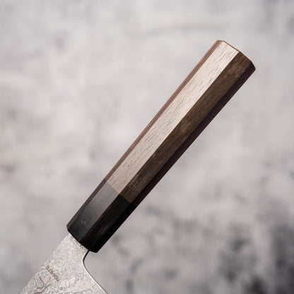Noseto Kage Gyuto 210mm S35VN Powder Steel Ebony & Sandal Wood Octagonal Handle