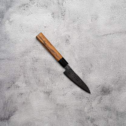 Noseto Nato Paring 105mm 67 Layers Damascus with Olive wood + Buffalo Horn