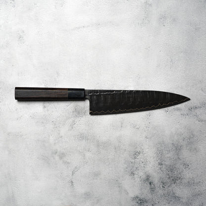 Noseto GAIJIN 210mm Gyuto Sanmai VG-10 with Ebony and Buffalo Hone Handle