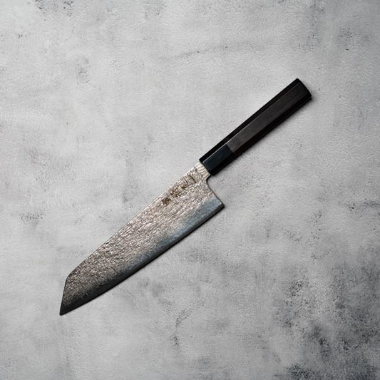 Noseto Kaze 210mm Kiritsuke 67-Layer VG10 Damascus Steel with Ebony & Buffalo Horn Handle