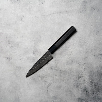Noseto Kurai Petty 135mm Sanmai AUS-10 High Carbon Steel with Ebony & Buffalo Horn Handle