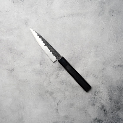 Noseto Kurai Petty 135mm Sanmai AUS-10 High Carbon Steel with Ebony & Buffalo Horn Handle