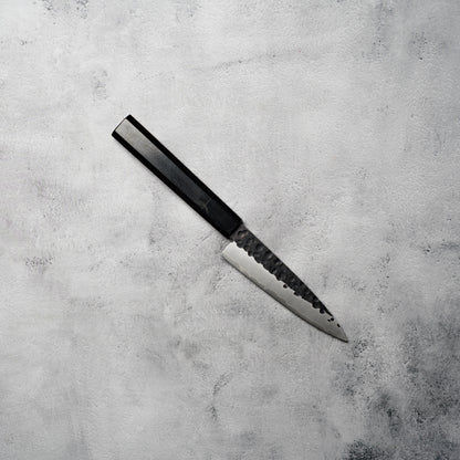 Noseto Kurai Petty 135mm Sanmai AUS-10 High Carbon Steel with Ebony & Buffalo Horn Handle