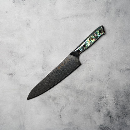 Noseto Abalone Gyuto 210mm VG-10 Resin Western Handle
