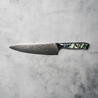 Noseto Abalone Gyuto 210mm VG-10 Resin Western Handle
