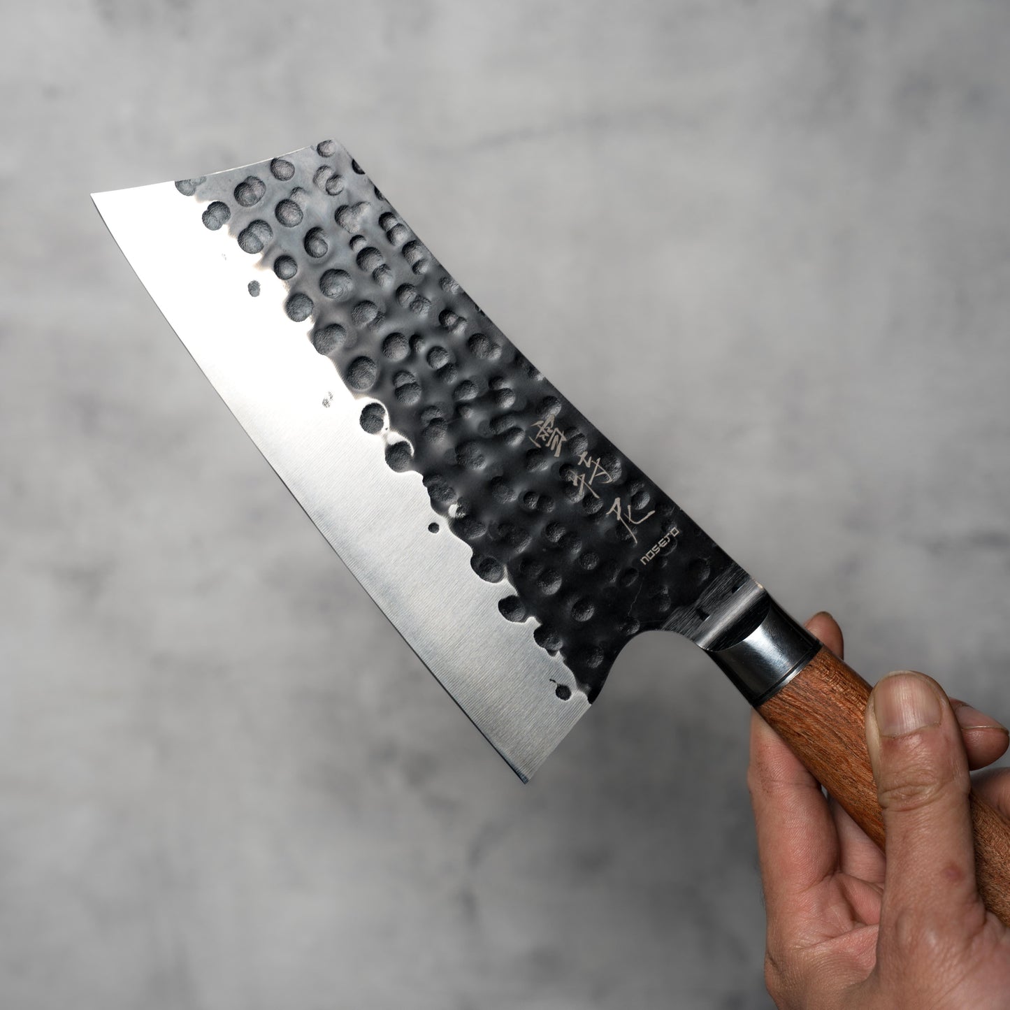 Kazan Tall Bunka 180mm 3-Layer Carbon Steel with Rosewood Handle