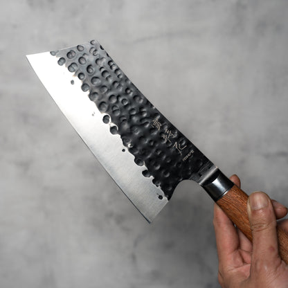 Kazan Tall Bunka 180mm 3-Layer Carbon Steel with Rosewood Handle