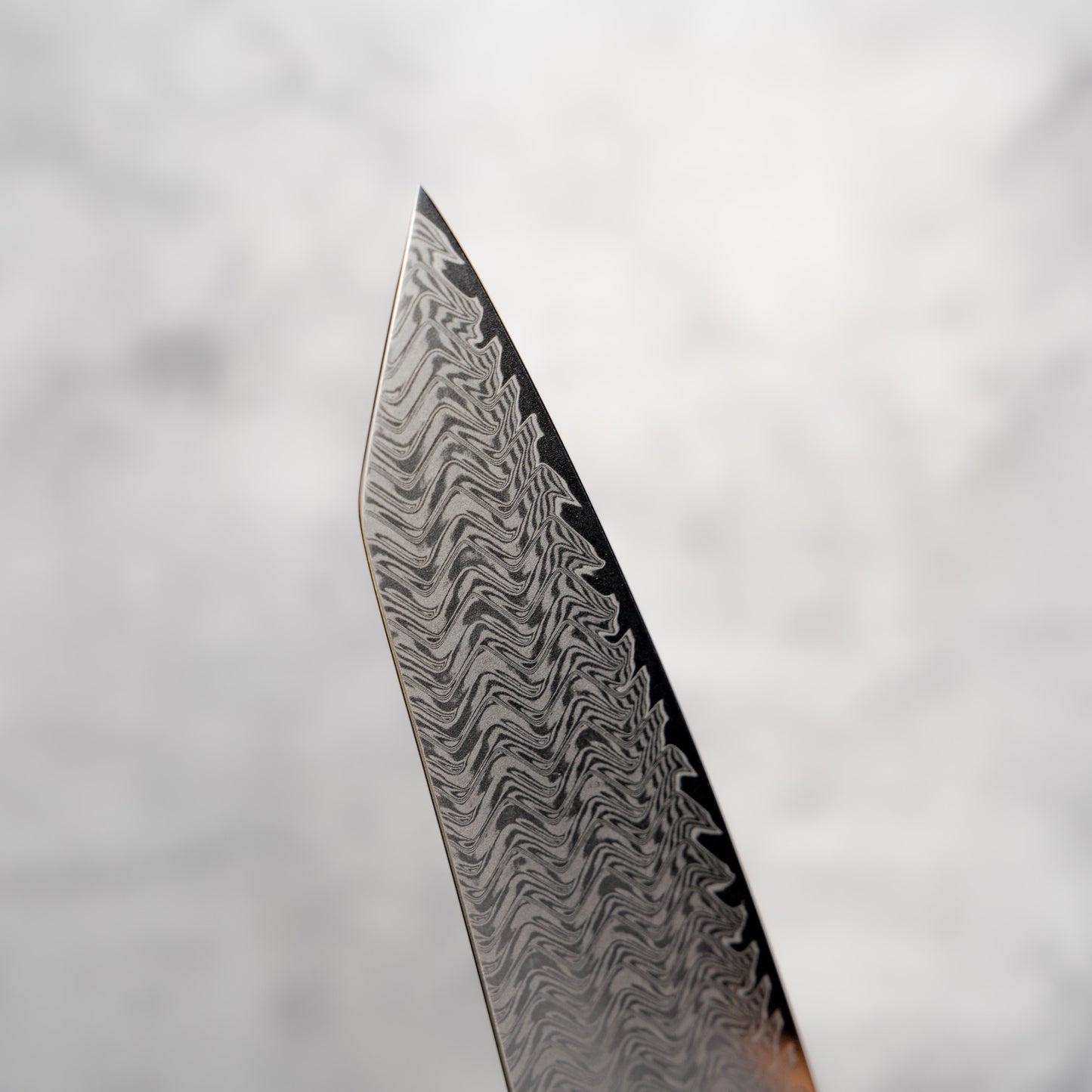 Noseto Mori Chef Knife Gyuto 210mm 73-Layer Powder Steel Core with Linen Micarta