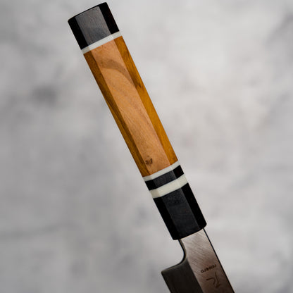 Noseto Ryusei Yanagiba Sashimi Knife 270mm with Ebony Olive Wood Handle