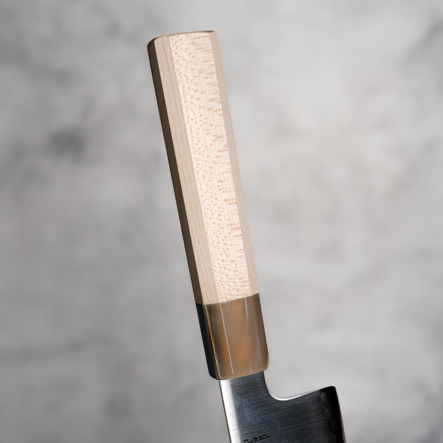 Noseto Aogami no.2 210mm Kiritsuke Sanmai with Horn and Maple Handle