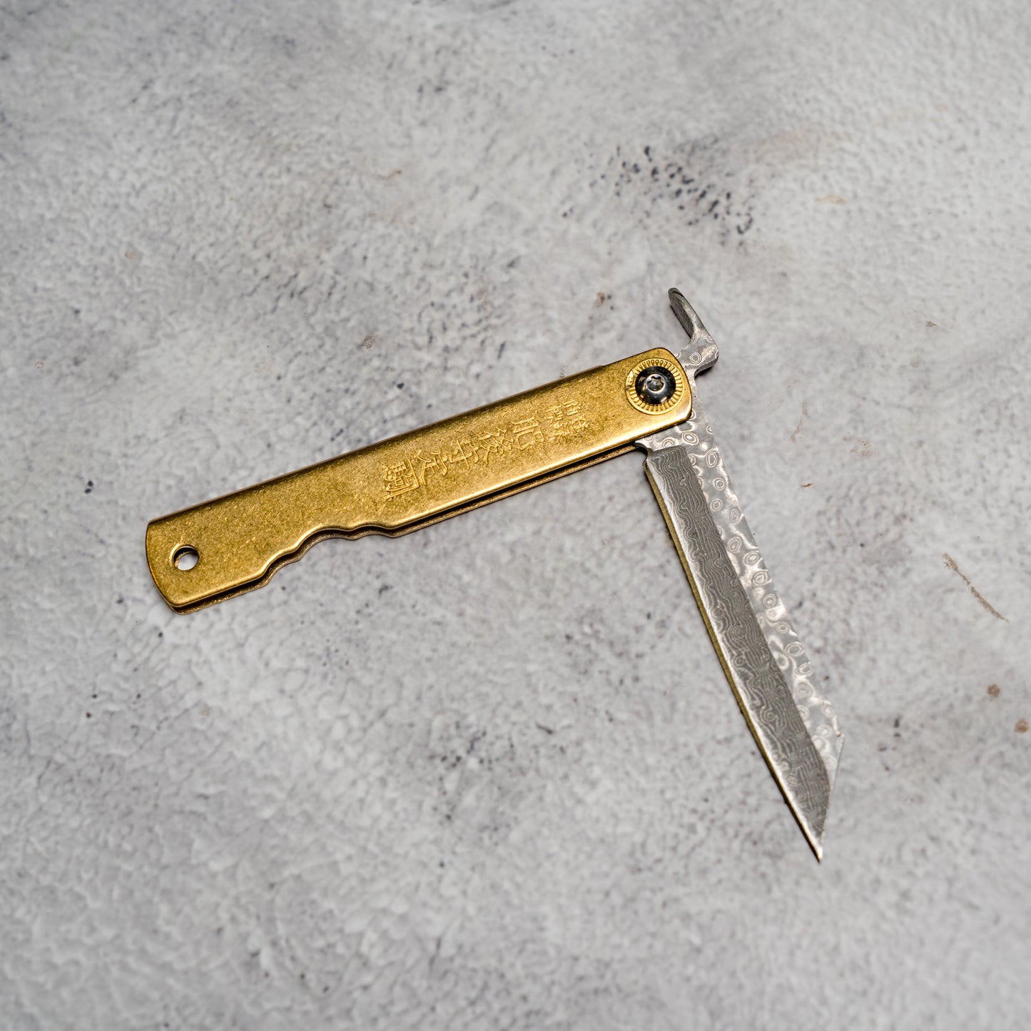 Higonokami Folding Knife VG10 Damascus Steel Traditional Japanese Mini Pocket Knife