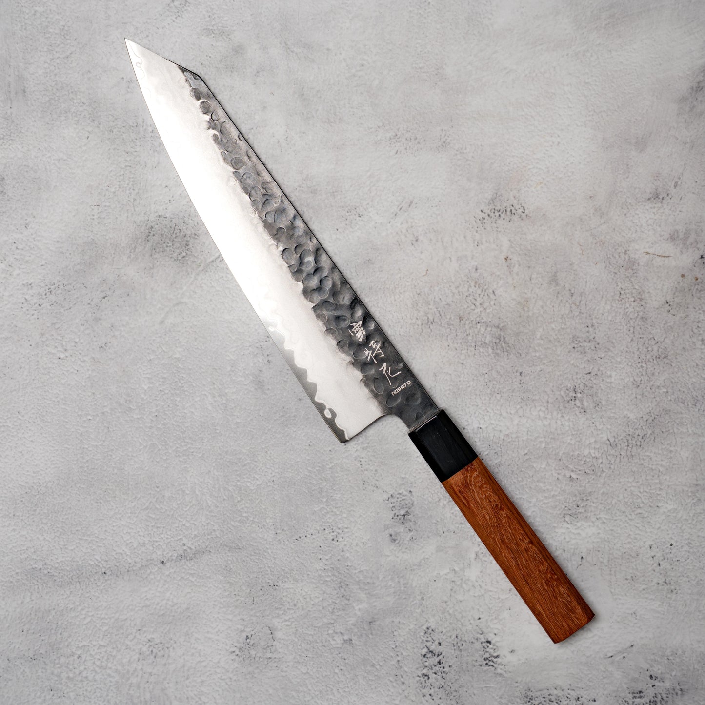 Noseto Neno 240mm Gyuto 3 Layers Carbon Steel with Red Wood Buffalo Horn