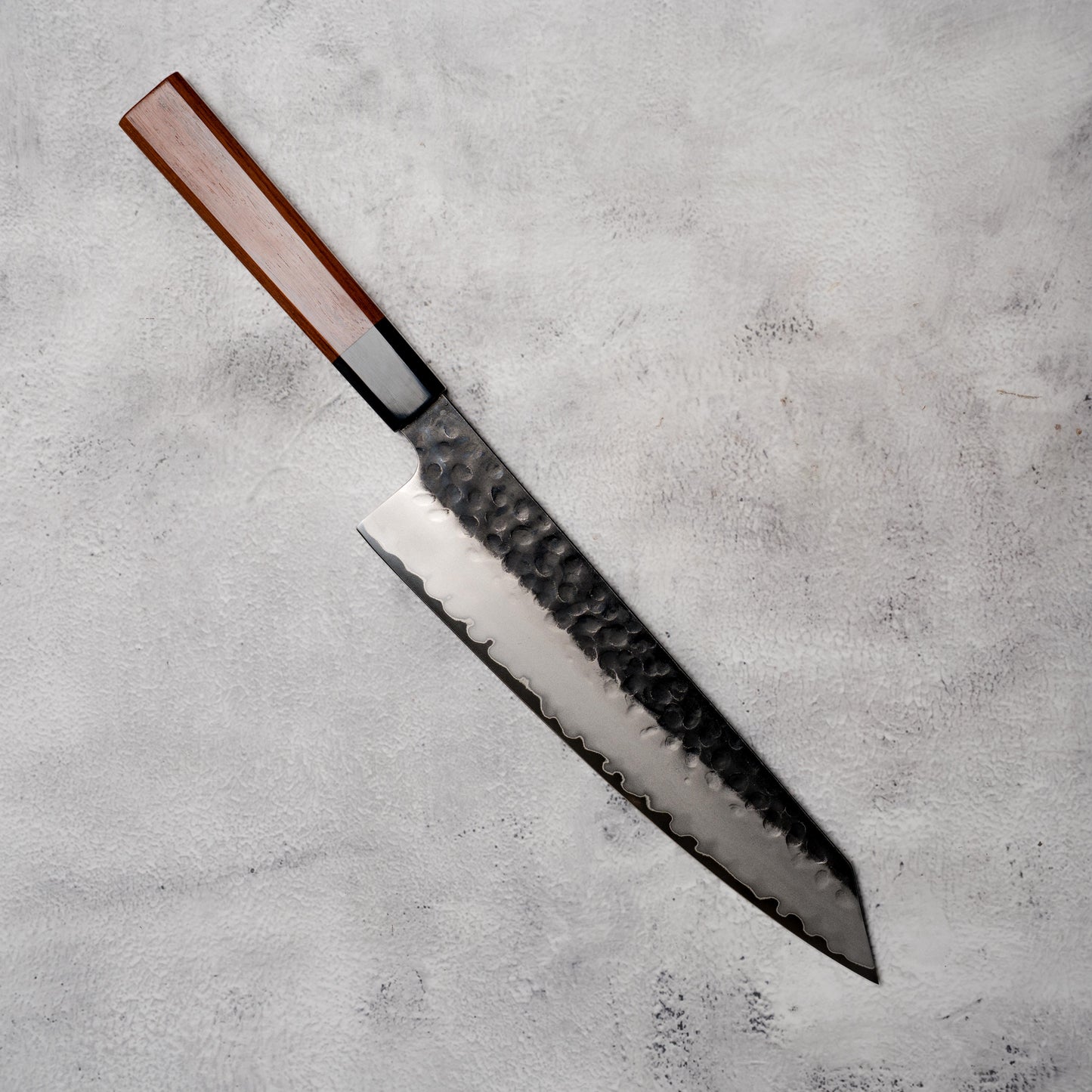 Noseto Neno 240mm Gyuto 3 Layers Carbon Steel with Red Wood Buffalo Horn