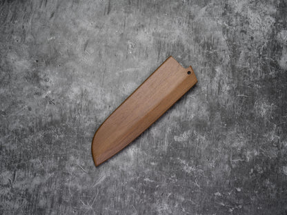 Noseto Santoku Saya 180mm 胡桃木 带针