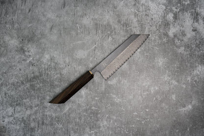 Couteau à lame fixe Noseto Bunka 180 mm 67 couches Damas VG10 avec manche en bois de ciricote
