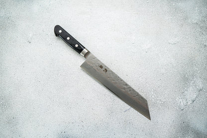 KIRITSUKE BUNKA SILVER STEEL #3 NASHIJI WESTERN HANDLE 210MM