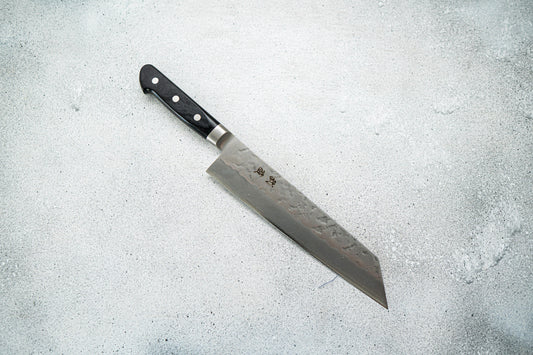 KIRITSUKE BUNKA ACIER ARGENTÉ #3 NASHIJI MANCHE WESTERN 210MM