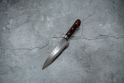Seisuke VG10 17 Layer Damascus Gyuto Japanese Knife 210mm Mahogany Handle