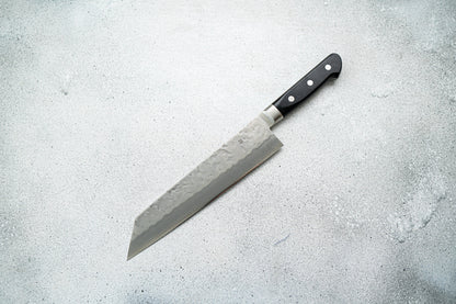 KIRITSUKE BUNKA SILVER STEEL #3 NASHIJI WESTERN HANDLE 210MM