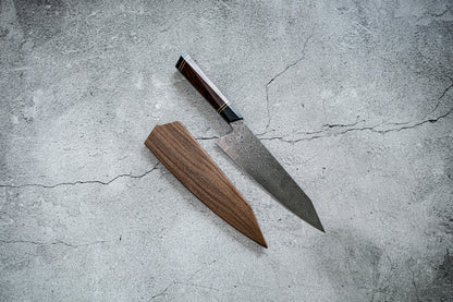 Noseto 110 Layers Damascus Super Steel Kiritsuke Gyuto North America Ironwood Handle with Magnetic Saya