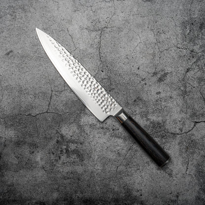 Noseto Kihon Gyuto 210mm vg10 67 layers Damascus with Pakka Wood