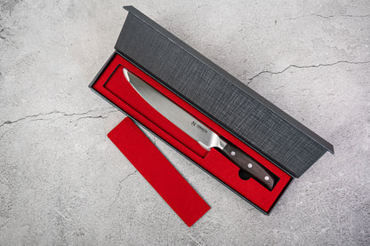 NOSETO German Slicing 210mm Stainless Steel High Quality Red Sandal Wood Handle
