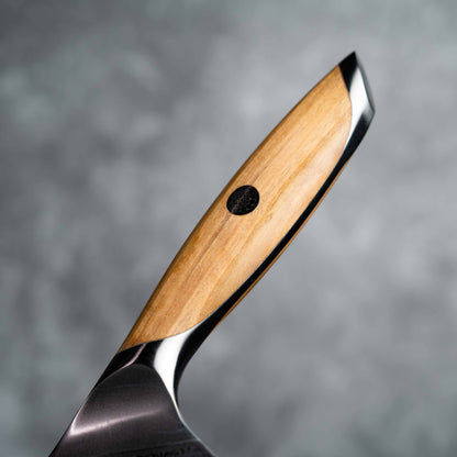 Couteau à désosser/fileter Noseto Batsu 180 mm 73 couches d'acier damas avec manche en bois d'olivier