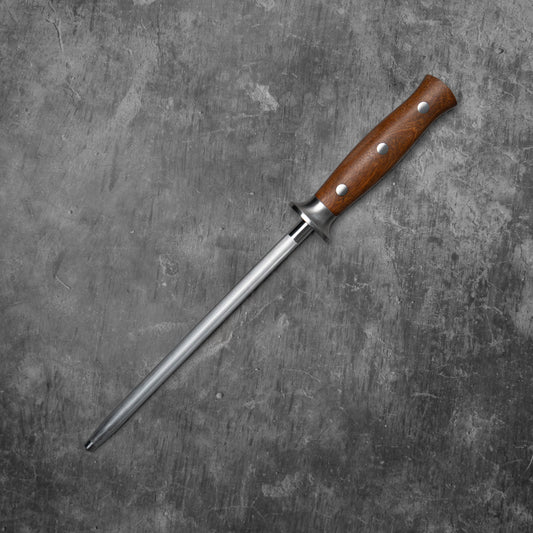 Noseto (aussi appelé Honing Steel Road) 230 mm avec manche en bois rouge