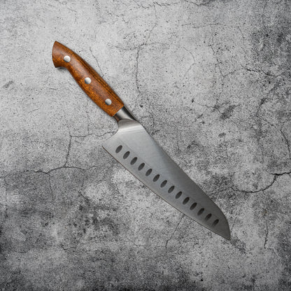 Noseto Aka Gyuto 210mm German Knife With Red Wood Handle