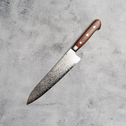 Couteau Sakai Takayuki Gyuto 210 mm VG10 17 couches Damas finition miroir