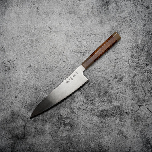 Noseto ZDP189 Gyuto 210mm with Dessert Ironwood with White Buffalo Horn