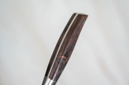 Couteau d'office allemand NOSETO 90 mm en acier inoxydable de haute qualité avec manche en bois de santal rouge