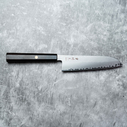 Noseto HAP-40 Santoku 180mm 3 Layers composite steel with Ebony Handle