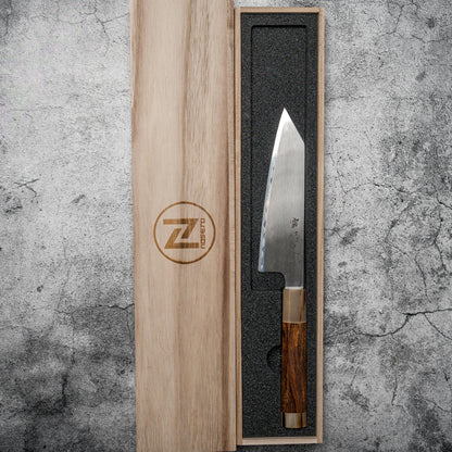Noseto ZDP189 Bunka 165 mm avec bois de fer à dessert et corne de buffle blanche
