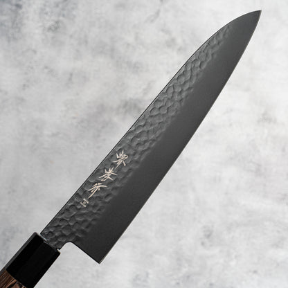Sakai Takayuki Gyuto 240 mm Kurokage VG10 martelé revêtement en téflon poignée wengé