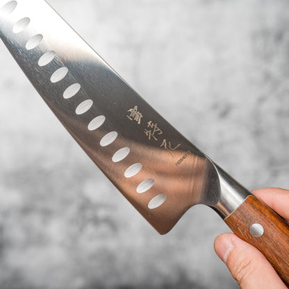 Noseto Aka Gyuto 210mm German Knife With Red Wood Handle