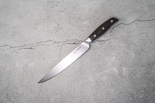 NOSETO German Slicing 210mm Stainless Steel High Quality Red Sandal Wood Handle