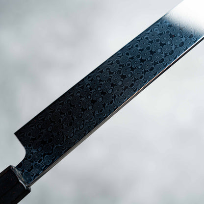 Noseto Sakimaru 270mm High Carbon 110 Layer Damascus Sushi Knife with Dessert Ironwood