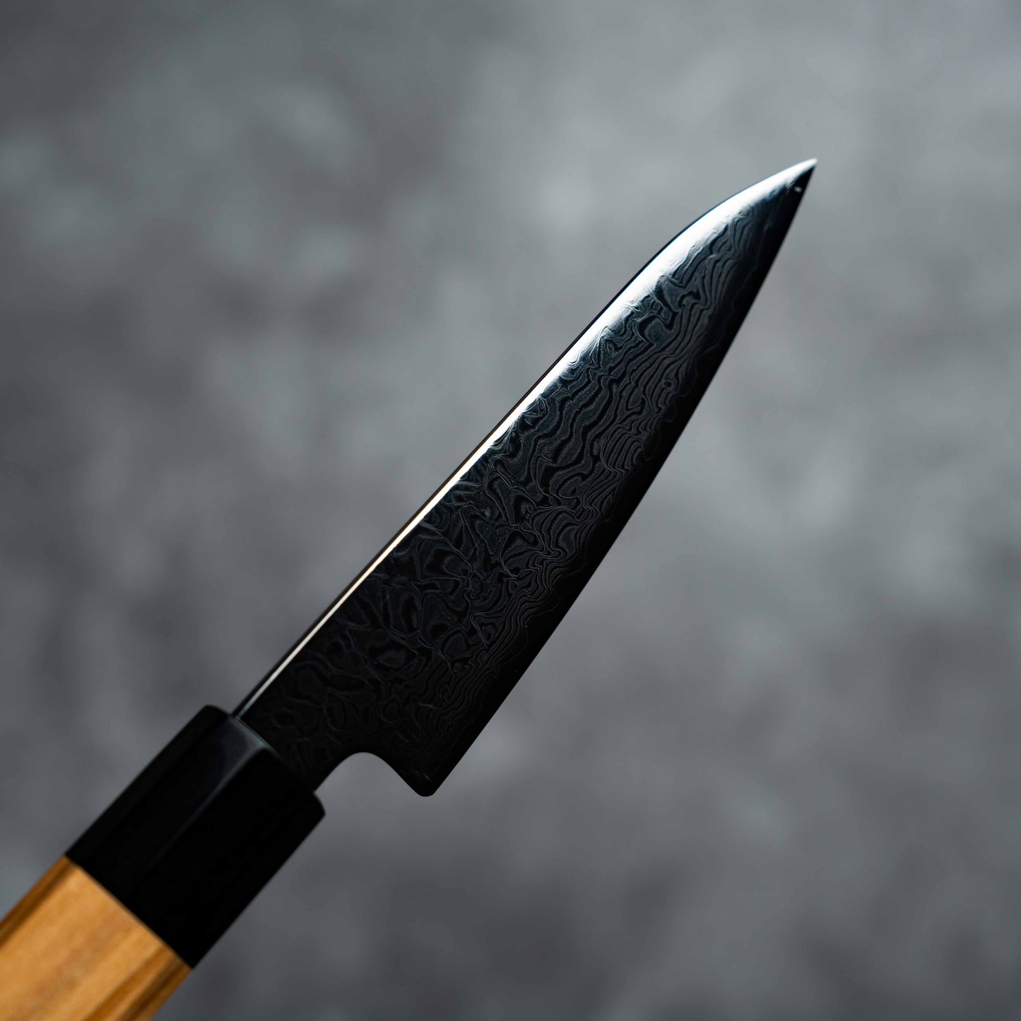 Noseto Nato Paring 105mm 67 Layers Damascus with Olive wood + Buffalo Horn